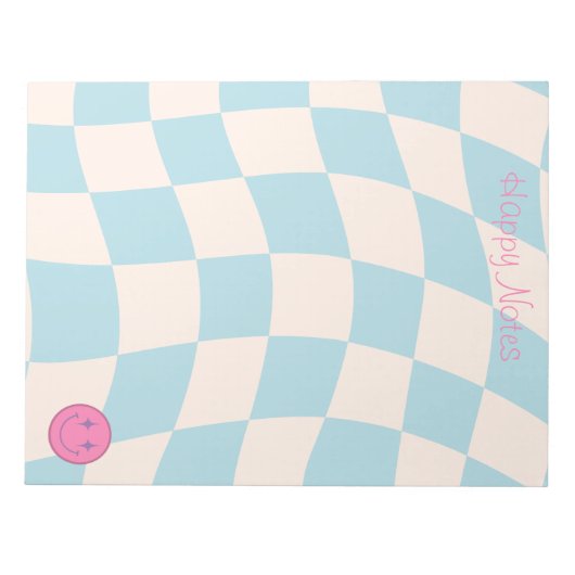 Groovy Happy Notes Notizblock (Vorderseite)