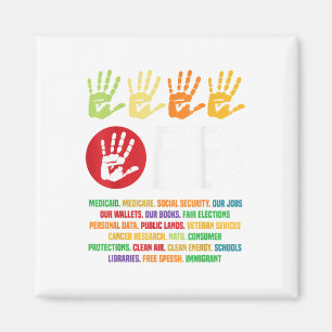 Groovy Happy Valentines Day Mens Womens Couple Mat Magnet