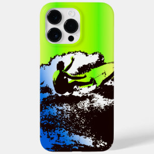 Groovy Hawaiian Surfer 1960er Retro Graphic Limon Case-Mate iPhone 14 Pro Max Hülle