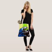 Groovy Hawaiian Surfer 60er Retro Monogram Beach B Tasche (Am Model)