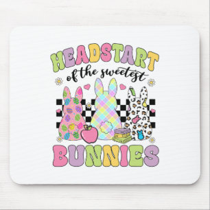 Groovy Headstart der süßsten Bunnies Leopard E Mousepad