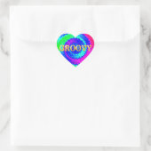 Groovy Heart Aufkleber (Tasche)