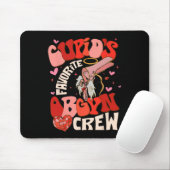 Groovy Heart Disco Cupids Lieblings Obgyn Crew Val Mousepad (Mit Mouse)