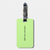 Groovy Hearts of Lava Gepäckanhänger (Rückseite vertikal)