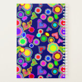 Groovy Hearts und Blume Planer (Rückseite)