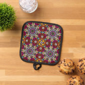 Groovy Heavenly Flower Power  Topflappen (Oben Unten)