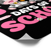 Groovy Heilige Kuh 100 Tage Schulmilchstudient Poster (Ecke)