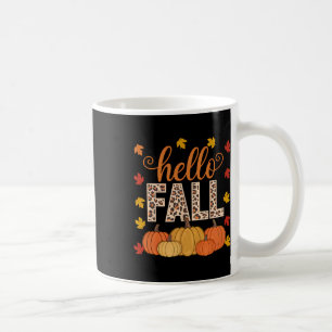 Groovy Hello Herbst Herbstmaple Blätter Pumpkin Le Kaffeetasse