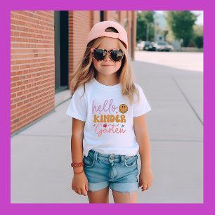 Groovy Hello Kindergarten Erster Schultag T-Shirt