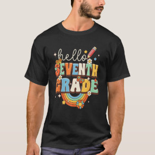 Groovy Hello Sisiebte Klasse Retro Lehrer zurück z T-Shirt
