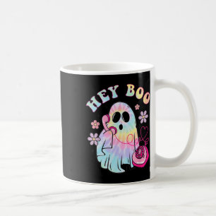Groovy Hey Boo Niedlich Ghost Funny Halloween Girl Kaffeetasse