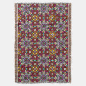 Groovy Himmlische Blumenkraft Decke (Vorderseite Vertikal)
