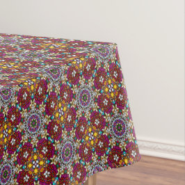 Groovy Himmlische Blumenkraft-Tischdecke Tischdecke