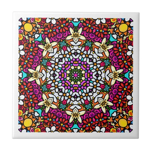 Groovy Himmlische Blumenkraft Untersetzer (Vorderseite)