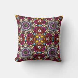Groovy Himmlische Blumenkraft Wurfkissen Kissen