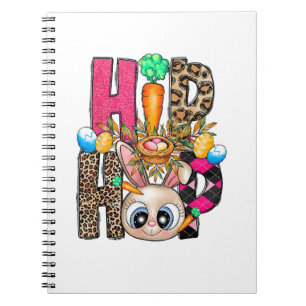 Groovy Hip Hop Happy Osterfest Niedliches Rabbit G Notizblock
