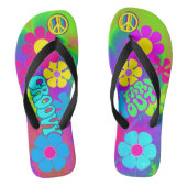 Groovy Hippie Badesandalen (Fußbett)
