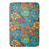 Groovy Hippie Bath Mat Badematte (Vorderseite Vertikal)