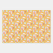 Groovy Hippie Birthday Party Geschenkpapier Set (Vorderseite 3)