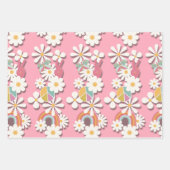 Groovy Hippie Birthday Party Geschenkpapier Set (Vorderseite)