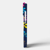 Groovy Hippie Blume Individuelle Name Case-Mate iPhone Hülle (Rückseite / Links)