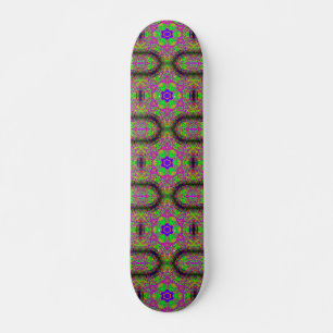 Groovy Hippie-Blume Skateboard