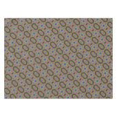 Groovy Hippie-Blume/Stars Tischdecke (Vorderseite (Horizontal))