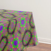 Groovy Hippie-Blume/Stars Tischdecke (Beispiel)