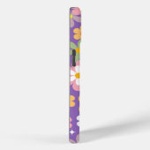Groovy Hippie Daisy Pattern Lila Case-Mate iPhone Hülle (Rückseite / Rechts)