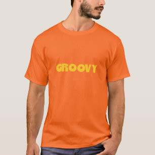 Groovy Hippie Friedenszeichen Liebe Sechziger Sieb T-Shirt