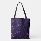 Groovy Hippie Funky Retro Tasche (Rückseite)