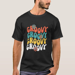 Groovy Hippie Gefärbte Krawatte Peace Sign Liebe 1 T-Shirt