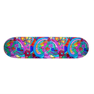 groovy Hippie-Liebe Skateboard