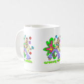 Groovy Hippie Mama Kaffeetasse (Vorderseite Links)