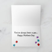 Groovy Hippie Mama Mütter Tageskarte Karte (Innenseite)