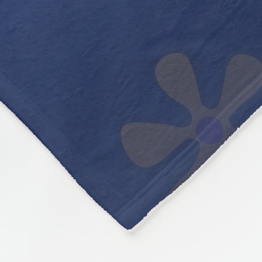 Groovy Hippie Peace and Blume Dusche Individuelle  Fleecedecke (Ecke)