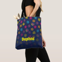 Groovy Hippie Peace and Blume Dusche Individuelle