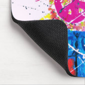 Groovy Hippie Peace Sign Mousepad (Ecke)