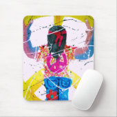 Groovy Hippie Peace Sign Mousepad (Mit Mouse)
