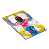 Groovy Hippie Peace Sign Notizblock (Rechte Seite)