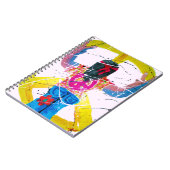Groovy Hippie Peace Sign Notizblock (Linke Seite)