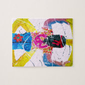 Groovy Hippie Peace Sign Puzzle (Horizontal)
