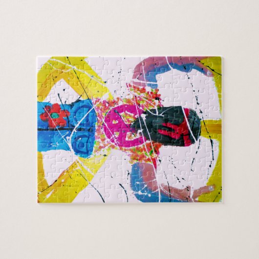 Groovy Hippie Peace Sign Puzzle (Horizontal)