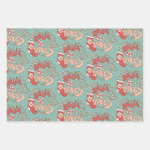 Groovy Hippie Rockin Christmas Tree Vibes Geschenkpapier Set (Vorderseite 2)