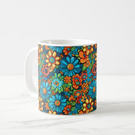 Groovy Hippie Tasse (Vorderseite Links)