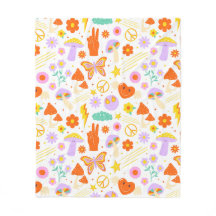 Groovy Hippie Trippy Retro Blume Funky Vibes