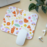 Groovy Hippie Trippy Retro Blume Funky Vibes Mousepad<br><div class="desc">Die Groovy Hippie Trippy Retro Blume Funky Vibes Mouse Pads zeichnet sich durch ein buntes und lustiges Retro-Hippie-Muster aus. Ideal für sie zu Weihnachten,  Feiertagen,  Geburtstag und vieles mehr. Entworfen von ©Evco Studio www.zazzle.com/store/evcostudio</div>