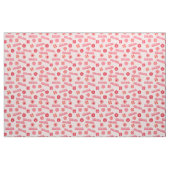 Groovy Hippy Mama Pink Text Word & Blume Stoff (Fat Quarter (45,7 x 55,9 cm))