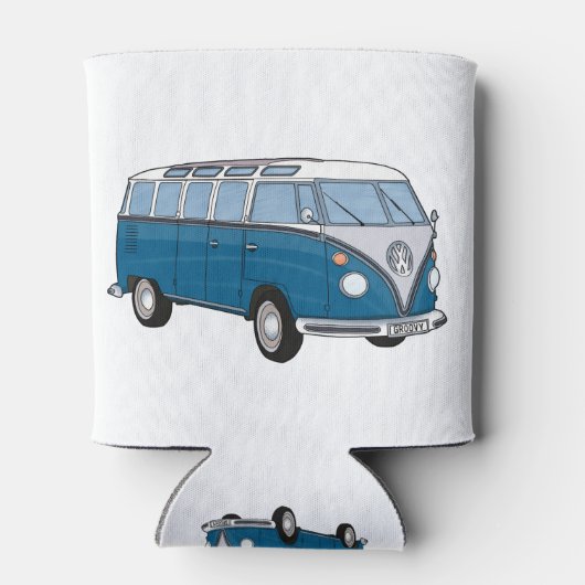 Groovy Hippy Van Dosenkühler (Rückseite)