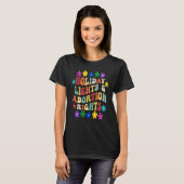 Groovy Holiday Lights & Abortion Rights Pro Auswah T-Shirt (Vorne ganz)